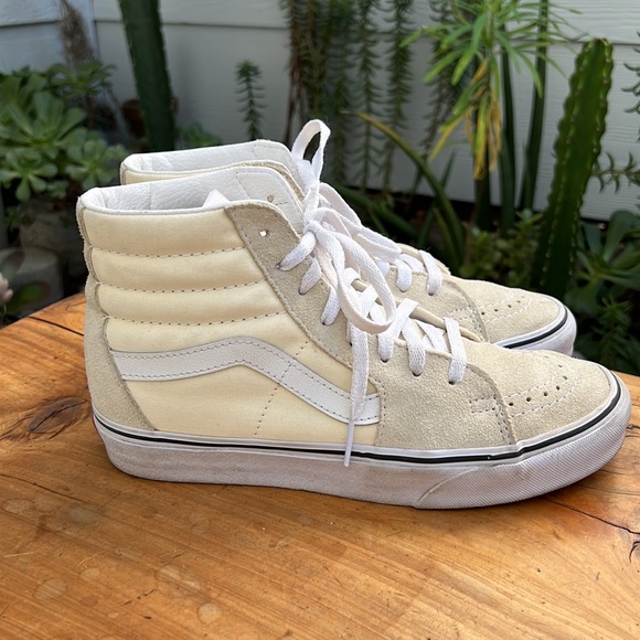 Vans Shoes - Vans SK8-Hi Cream White Women's 7.5